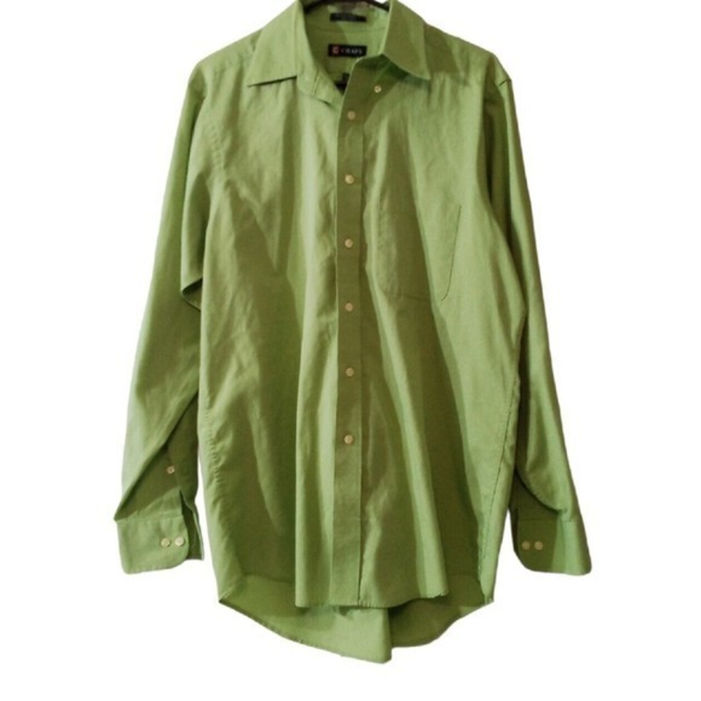 Chaps Long Sleeve Button Up Collared Shirt Size 15‎ To 15.5 And 34\34 medium
